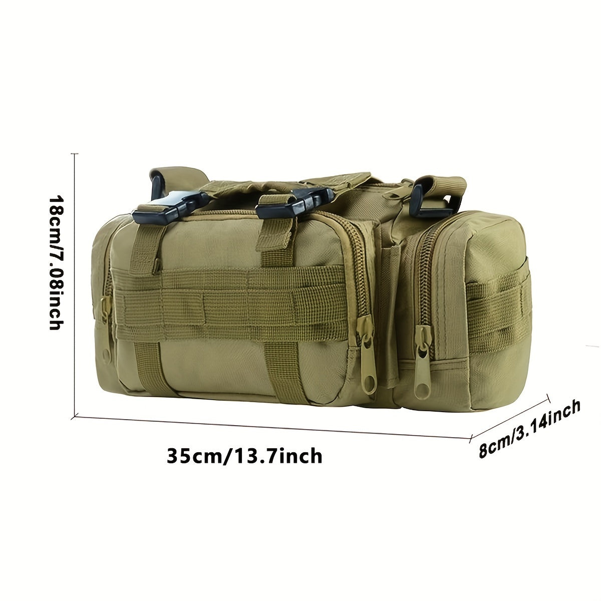 Multi-function Outdoor Waist Bag - Durable Material