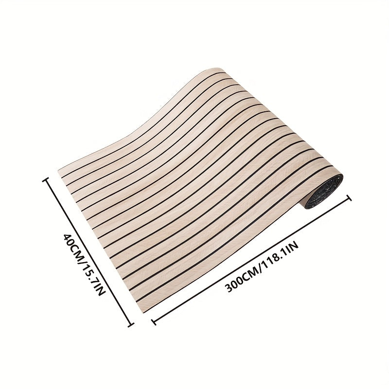3D Striped Wood Grain Wallpaper, Easy to Stick, Home Decoration