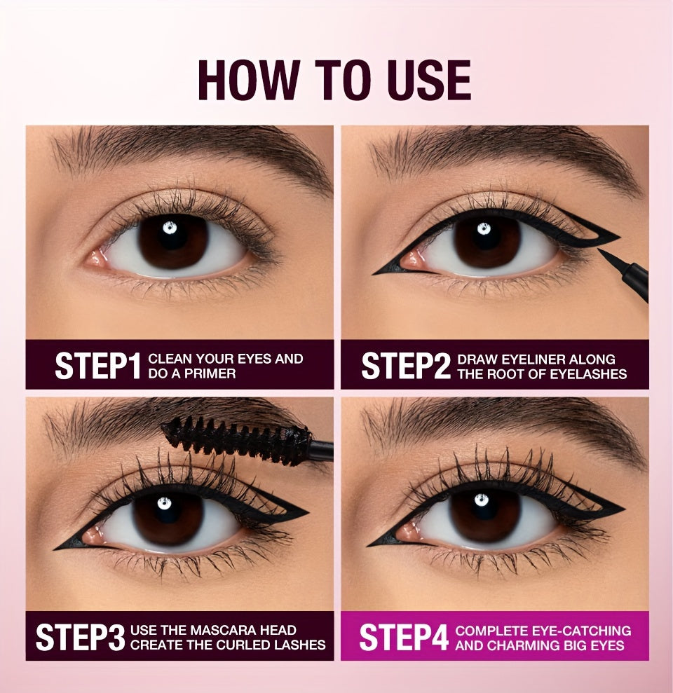 Mascara & Kẻ Mắt O.TWO.O Chống Nước, Lâu Trôi