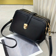 Faux Leather Fashion Handbag - Feminine Style