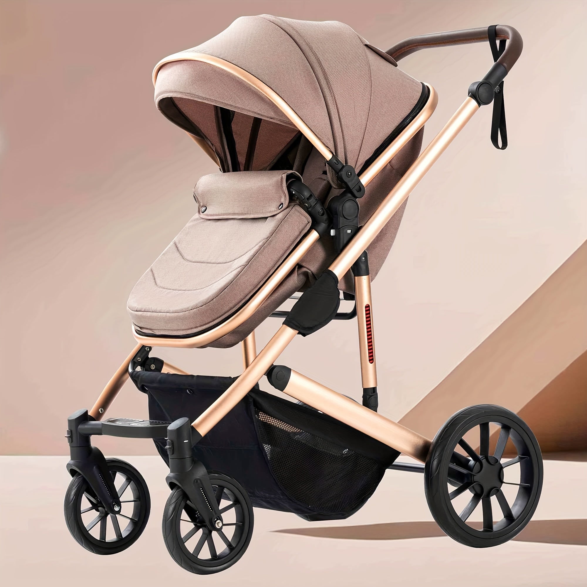 2-in-1 Multi-Function Baby Stroller, Reversible Seat, Foldable