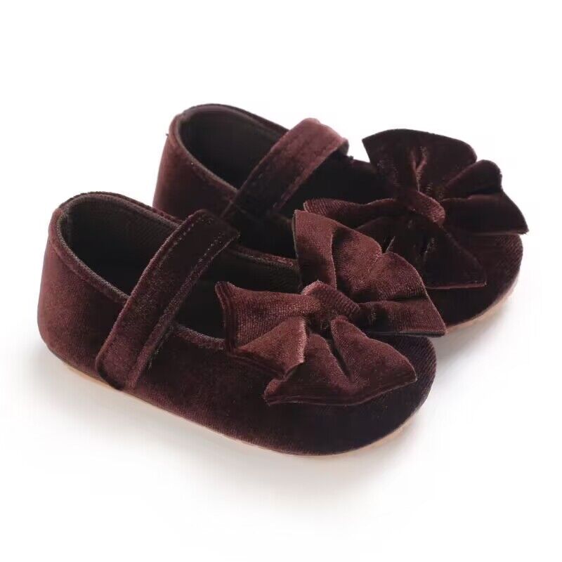 Cute Bow Doll Shoes For Baby Girls To Walk