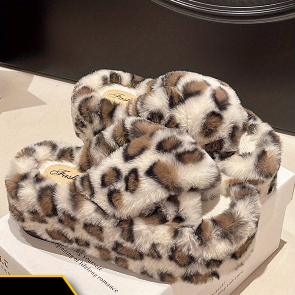 Dép Lông Báo Đế Cao Tăng Chiều Cao Thu Đông 2024