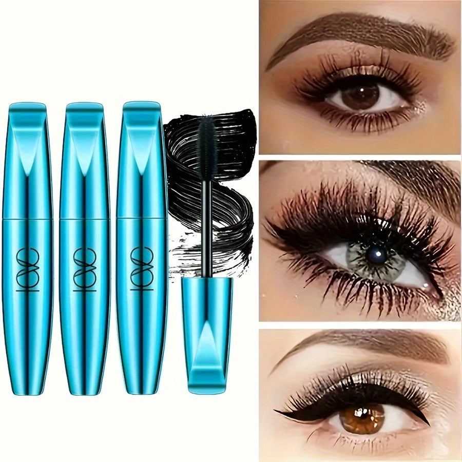 Combo of 3 Mascaras for Thick, Beautiful Lashes - Long-lasting, Smudge-proof