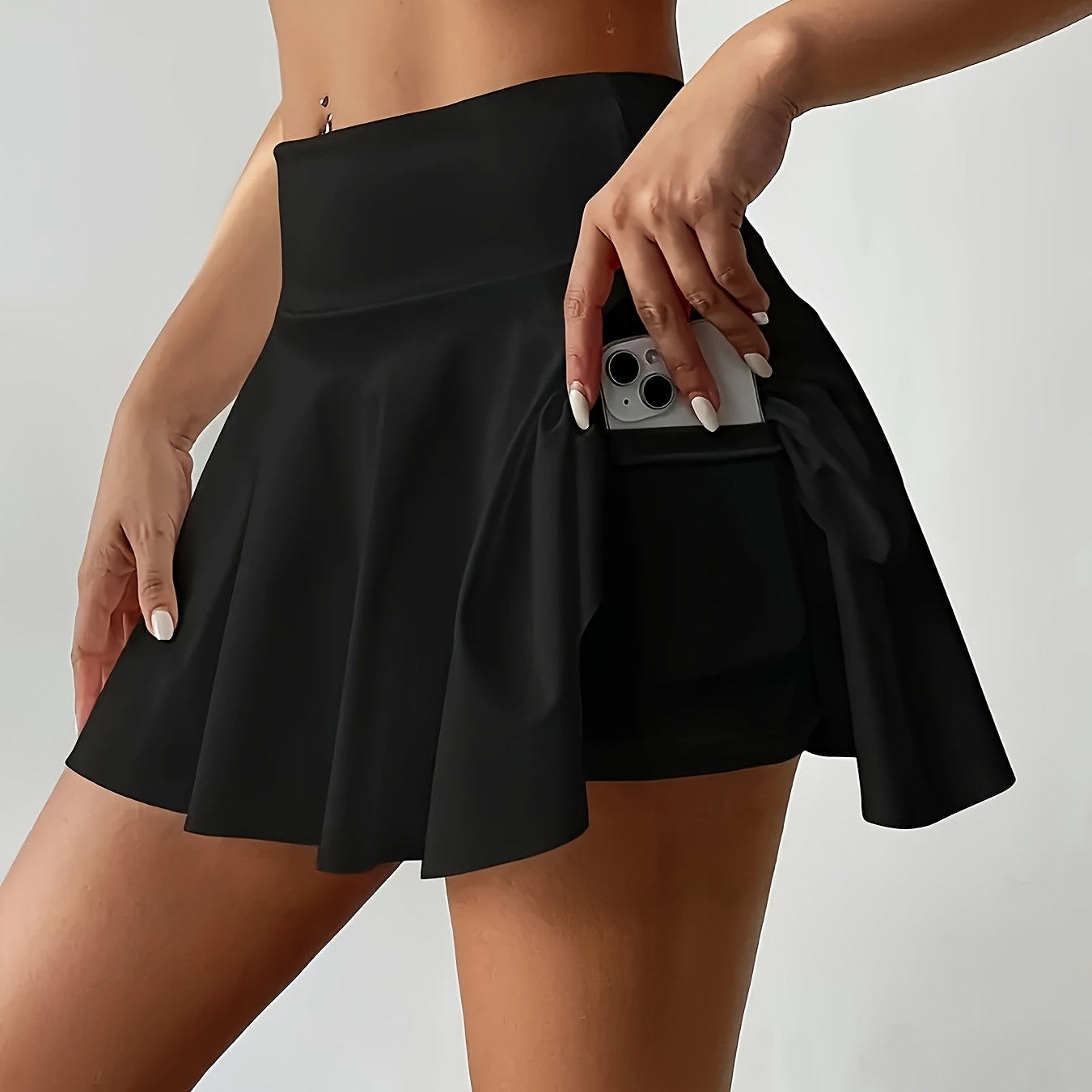 Women's Sports Skort with Pockets - Running, Tennis, Golf