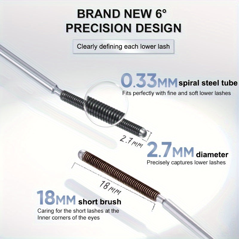 Mascara Uốn Mi 3D Judydoll - Đen Nâu, Dài Cong Tự Nhiên