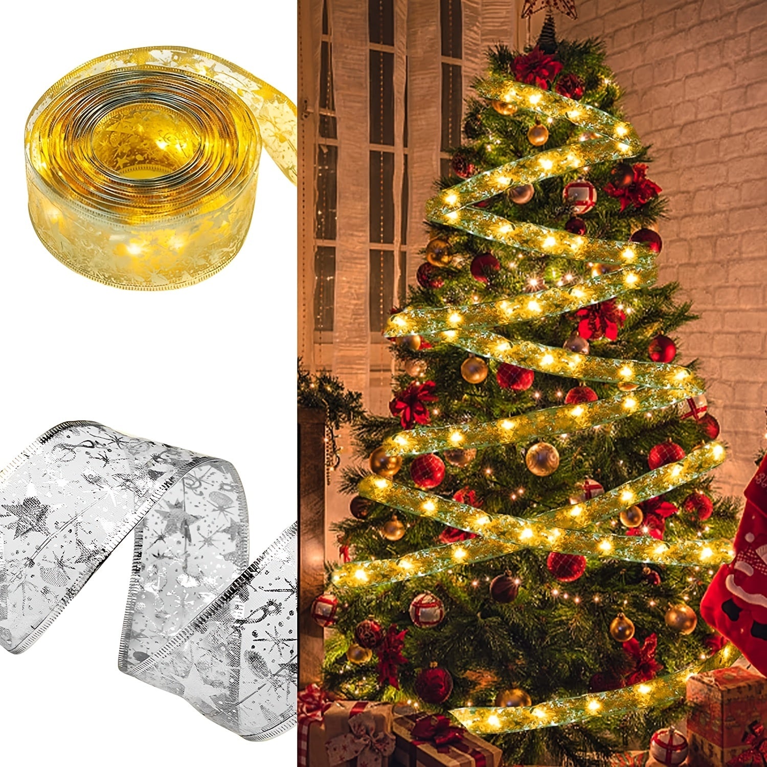 2m 20 Bulb Christmas Tree Decoration LED String Lights