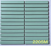 300x296mm green mosaic stick tile 2205M