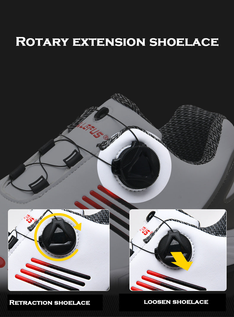 LEFUS Men's Golf Shoes Anti-Slip, Swivel Sole, All Weather