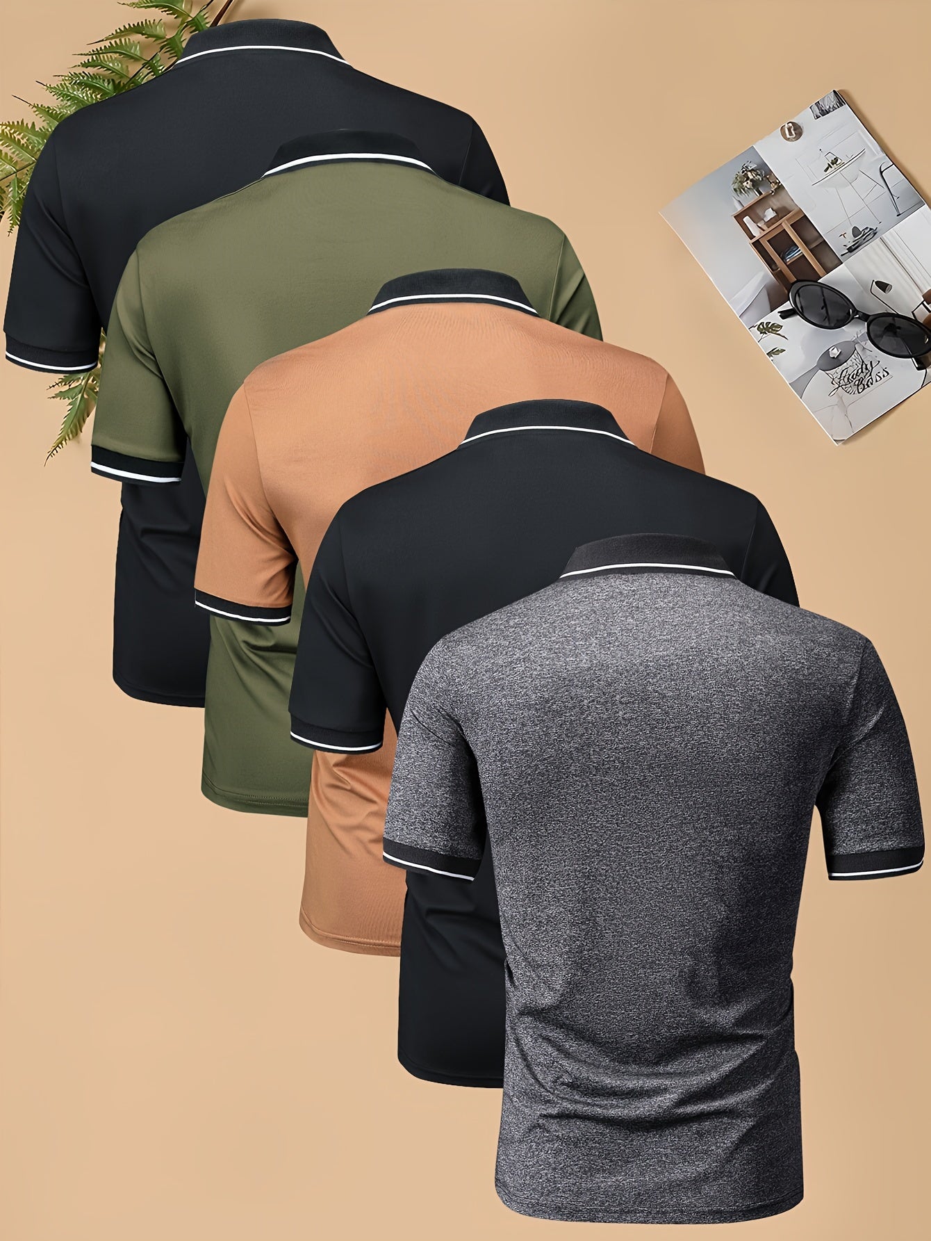 Men's Fashion Short Sleeve Shirt, Elegant and Comfortable