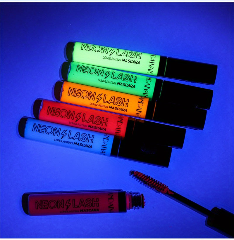 Mascara Neon 6 Màu UV Dạ Quang Chống Lem Lâu Trôi - Daisan Mart