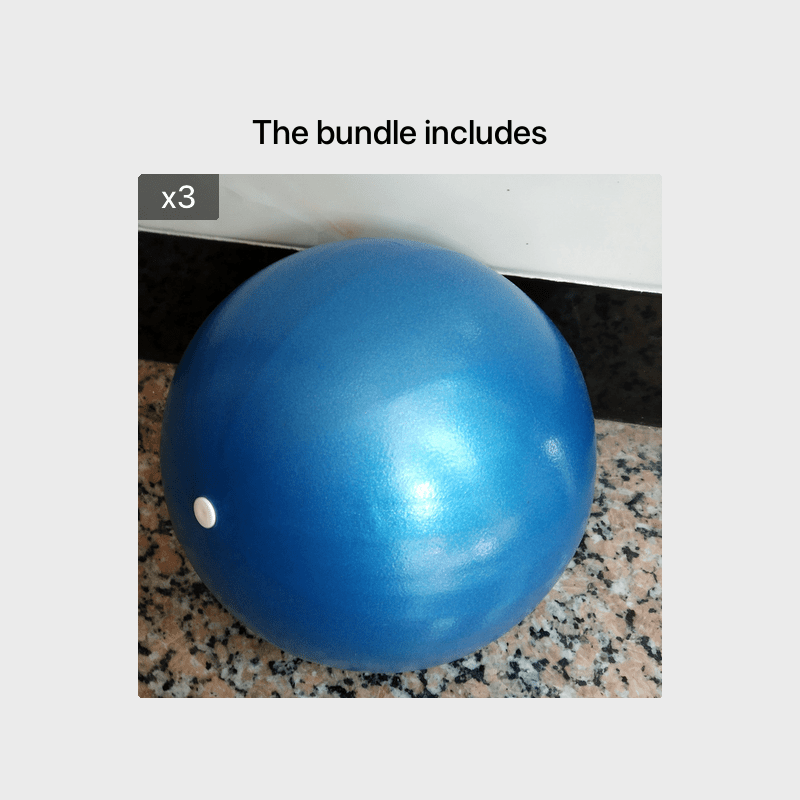 9.84-Inch Yoga Ball for Pilates &amp; Home Fitness