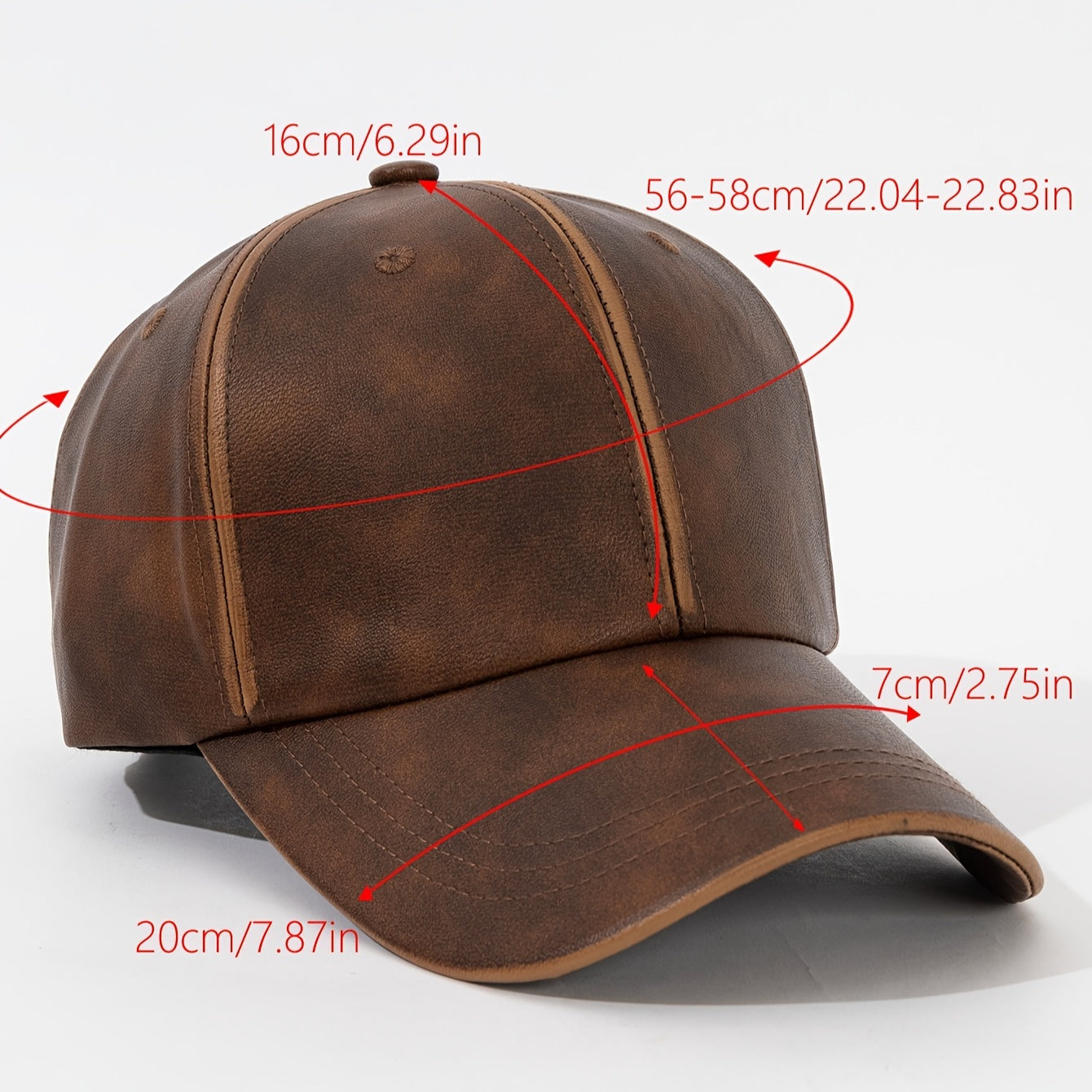 Mũ Da Vintage Cổ Điển - Phong Cách Thể Thao Cá Tính - Daisan Mart