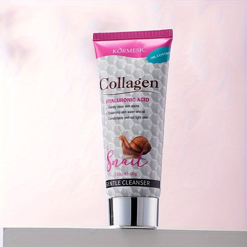 Snail Collagen Facial Cleanser - Moisturizing &amp; Deep Cleansing