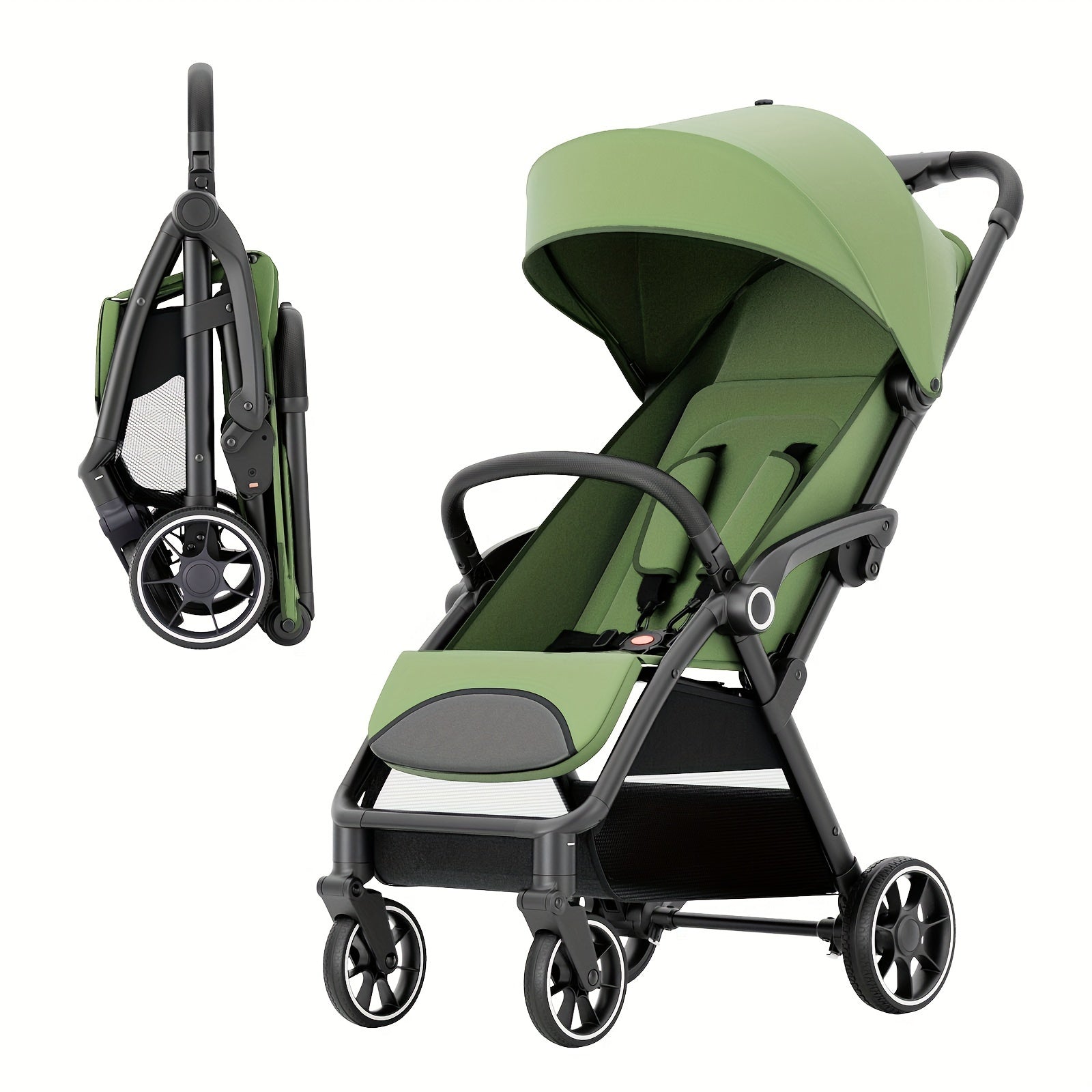Foldable Travel Stroller for Babies, Convenient Reversible