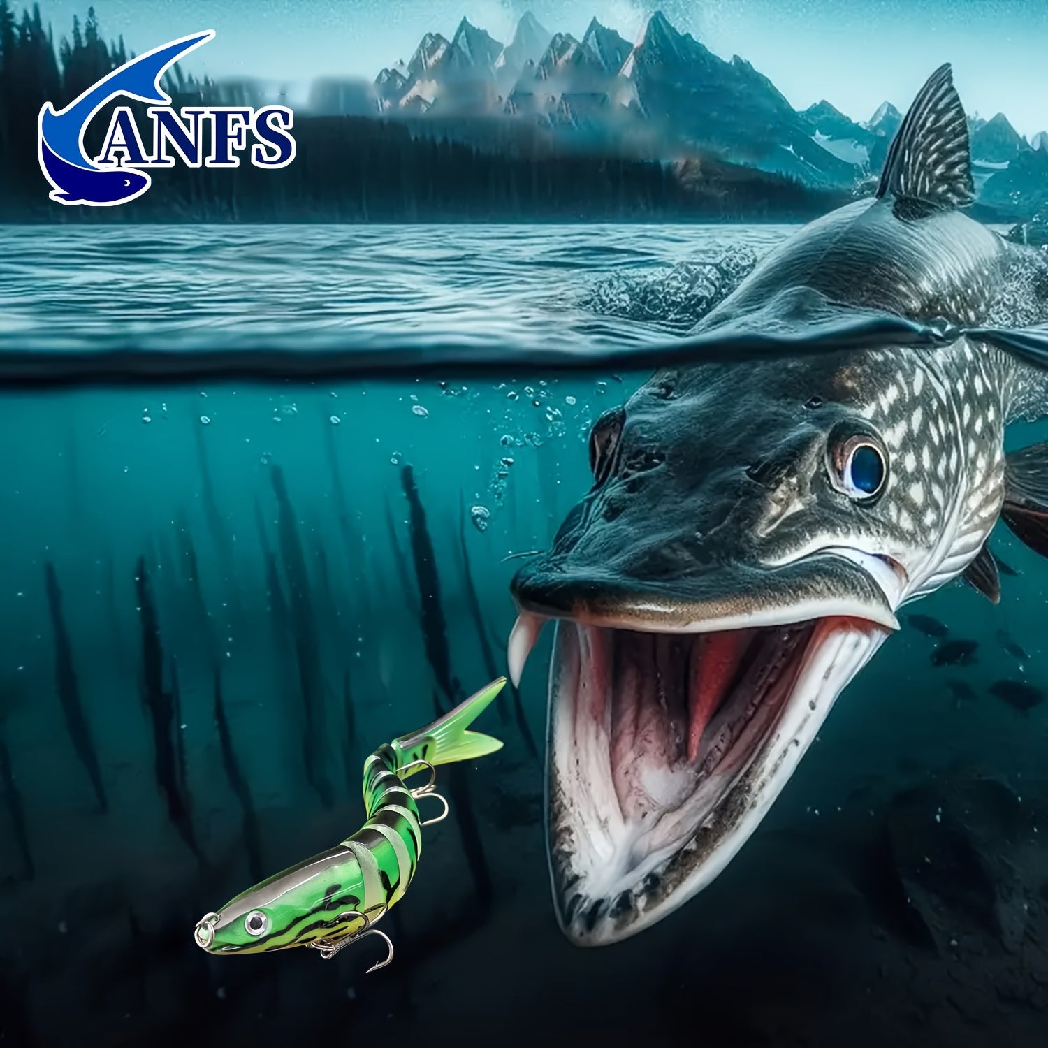 Fishing Lures Multi Jointed Swimbait Crankbait Slow Sinking Bionic Artificial Bait Freshwater Saltwater Trout Bass Fishing Accessories 20g 0.7oz/13.5cm 5.31inch, Trout Lure, Lifelike Bait, Crankbait Design, Precisioncrafted L