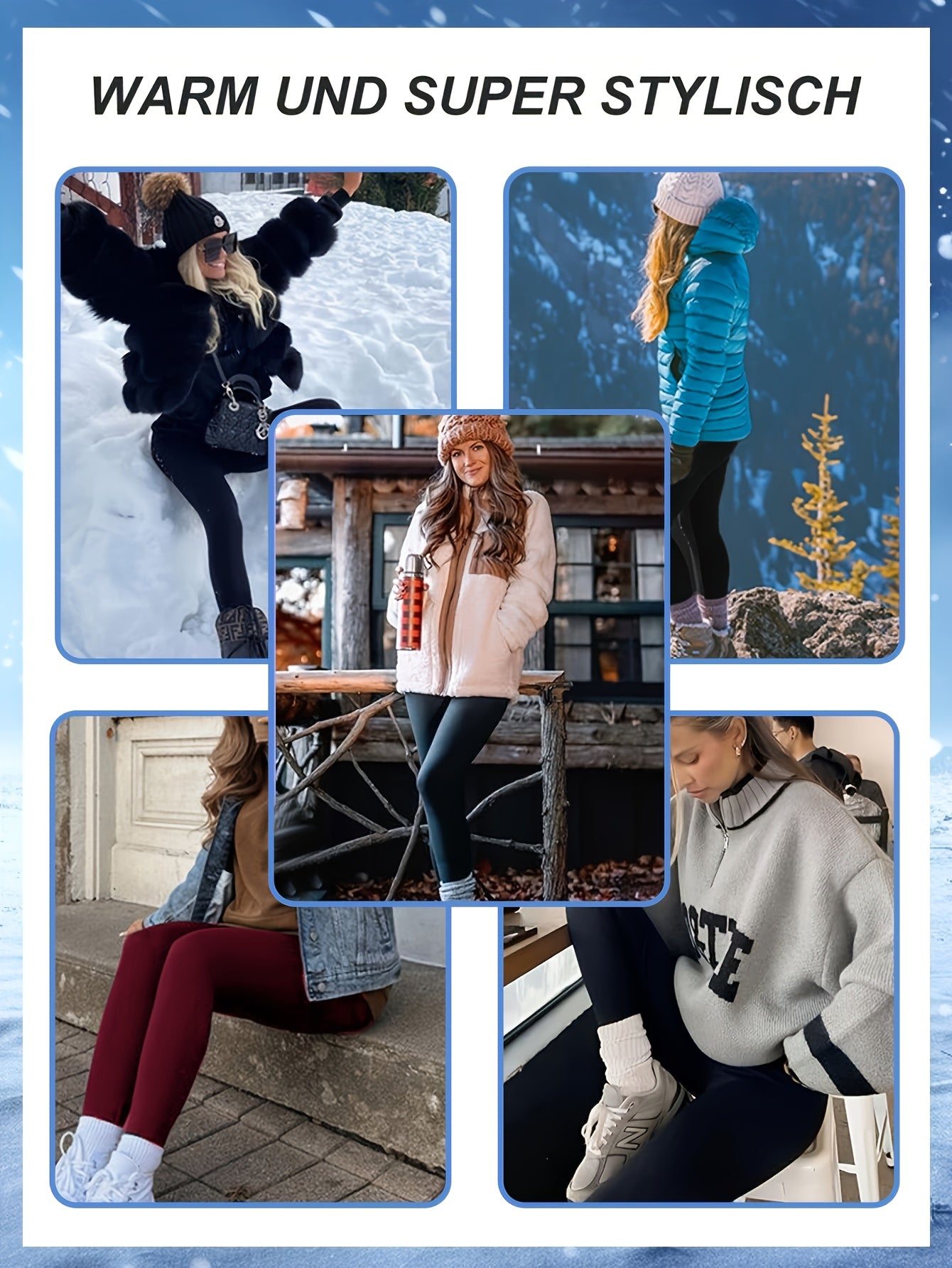 3pcs Set with Pockets for Warmth And Thick Lining Leggings, Women's High Waisted Anti Roll Warm Winter Yoga Pants, Fitness And Exercise Thick Pants, Windproof And Warm