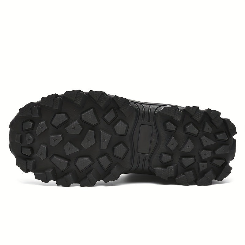 Giày Leo Núi Nam Cổ Cao Lót Lông Dày Chống Thấm