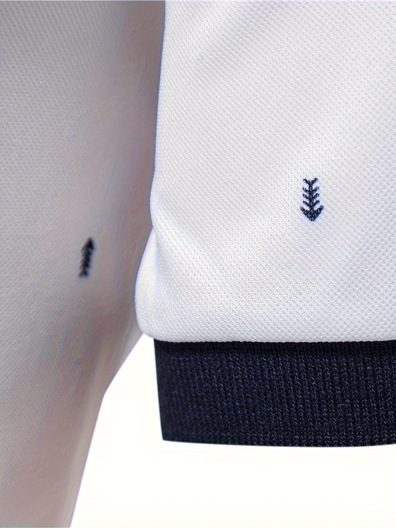 Áo Golf Nam Họa Tiết Xương Cá, Thoáng Mát, Tay Ngắn