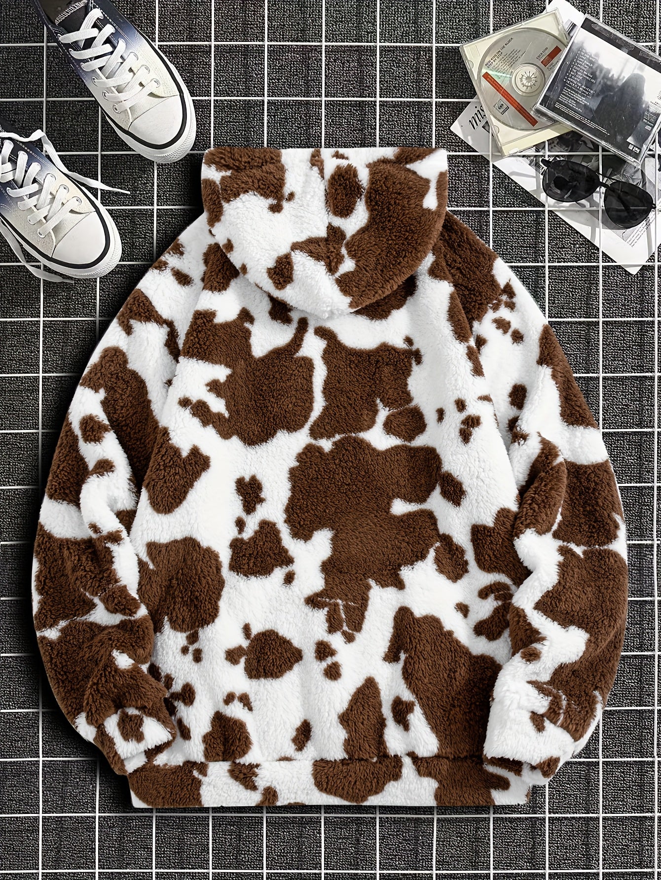 Warm, Sporty, Dynamic Cow Hoodie