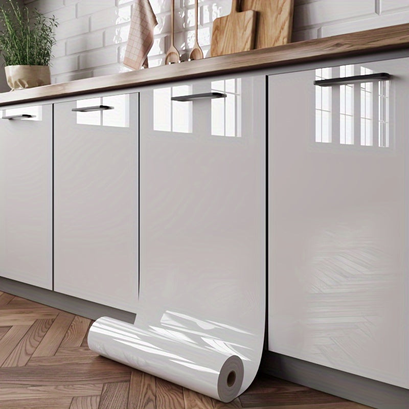 Solid Color Wall Stickers - Glossy &amp; Matte, Easily Removable PVC