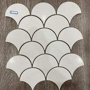 Fish scale mosaic tile 85x95mm S8519