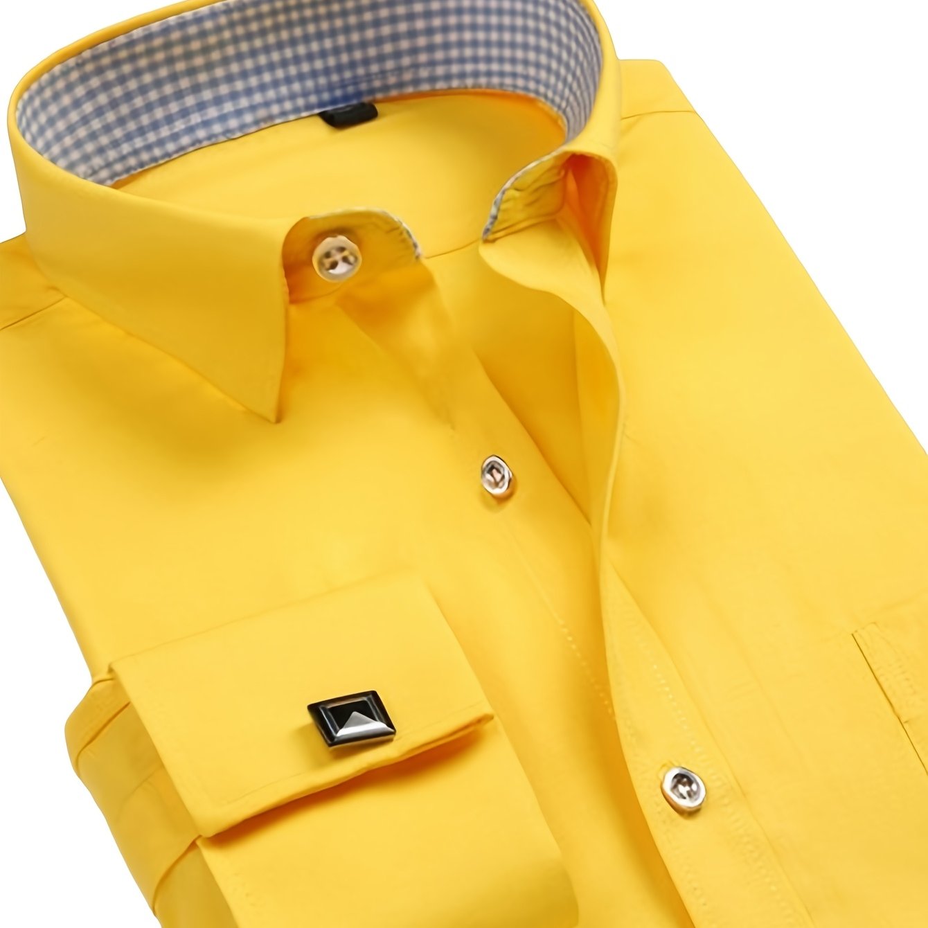 Áo Sơ Mi Nam Pháp 2025 Kèm Măng Sét Thanh Lịch