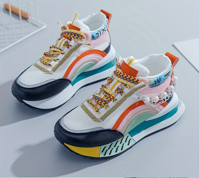 Giày Sneaker Nữ Zhongbang Lấp Lánh Năng Động Cá Tính