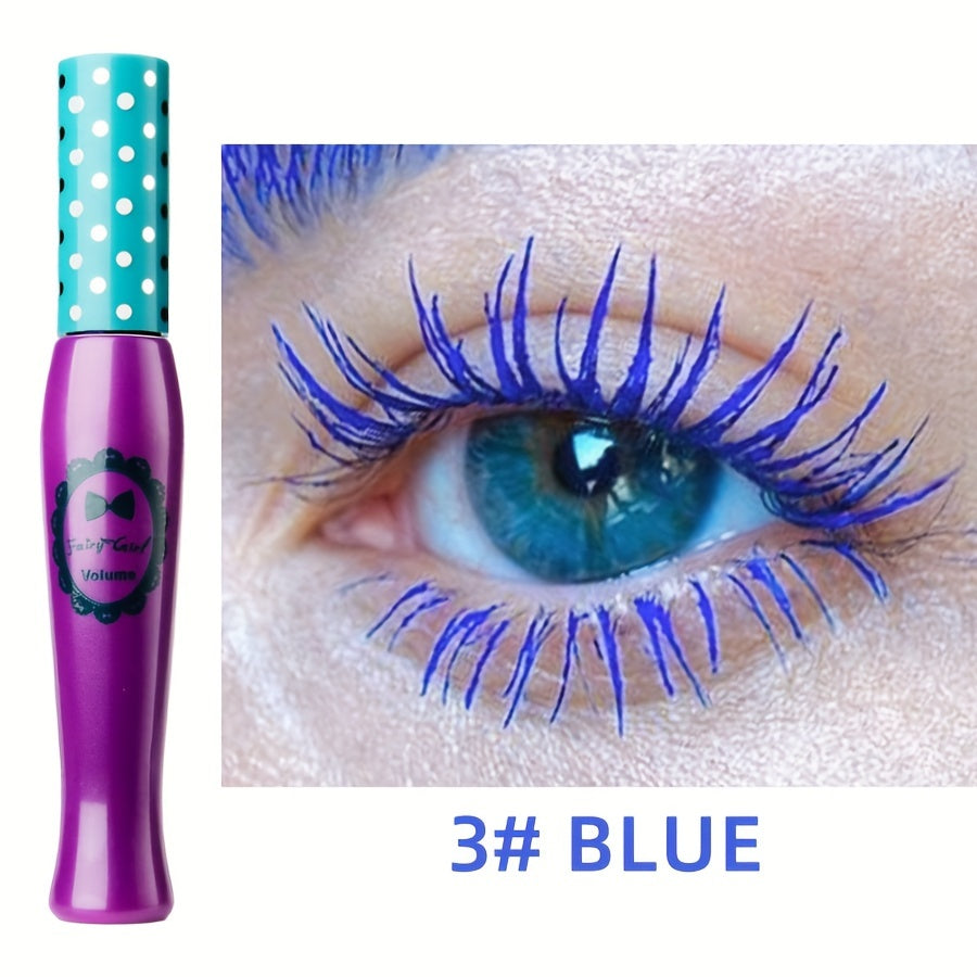 Super Thick Waterproof Mascara Blue Highlight 1PC