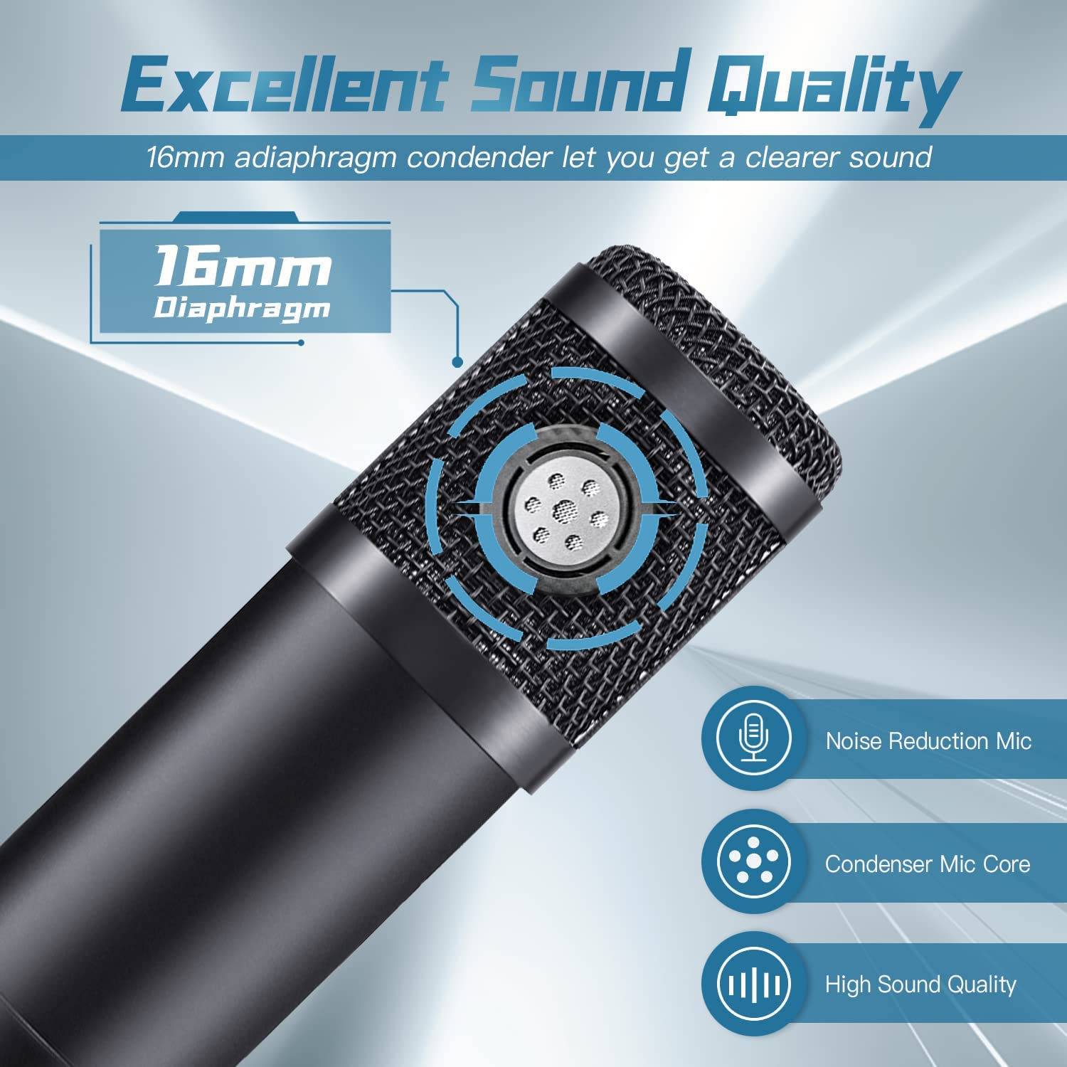 Micro Thu Âm Chuyên Nghiệp 192kHz/24Bit Cắm Là Dùng - Daisan Mart