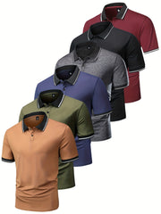 Set of 6 Men's Polo Shirts - Fashion, Sports &amp; Streetwear