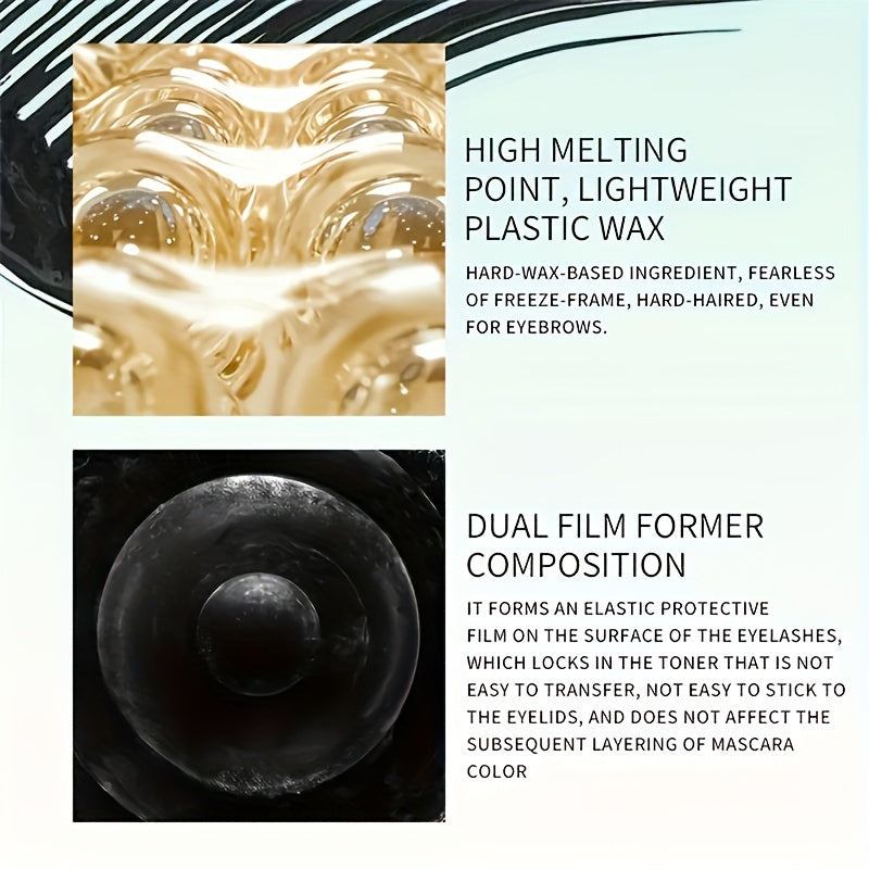 4D Thick, Curled, Long-Lasting Mascara - Set of 3 Premium Olive Brushes