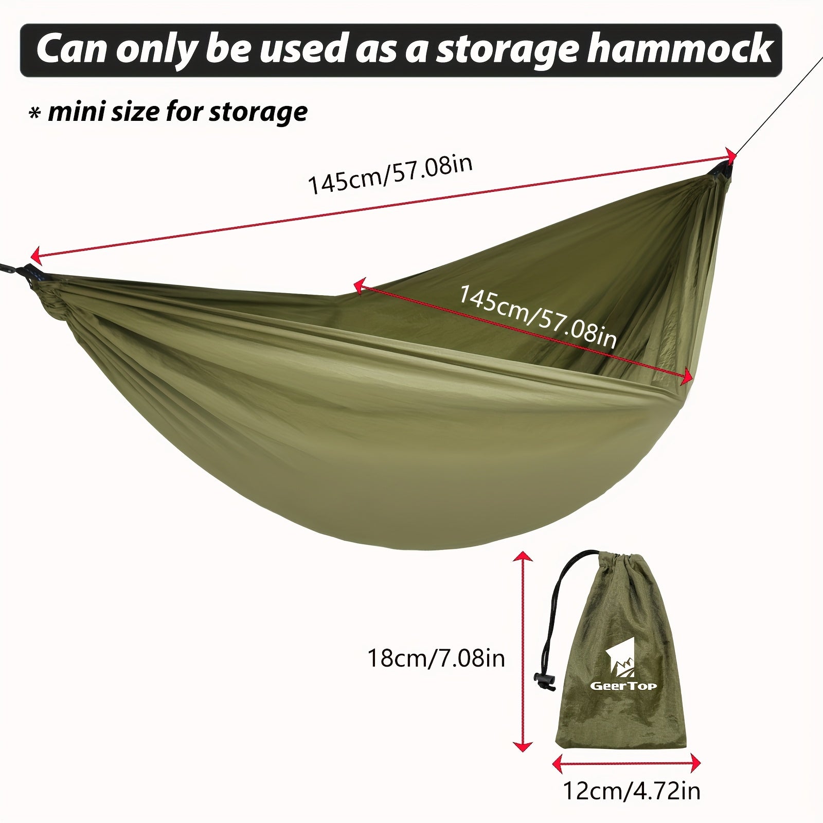 [3-in-1 Hammock] GEERTOP 3-in-1 Outdoor Hammock | Double Sleep Rest Camping Hammock with Mosquito Net Sun Shelter for Backpacking Travel Garden Park - Daisan Mart
