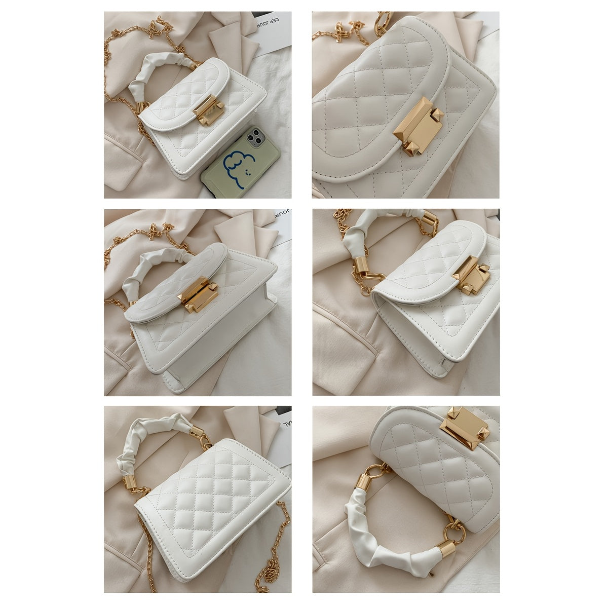 Women's Fashion Crossbody Bag - Multi-purpose Small Square Bag