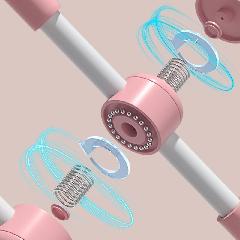 Adjustable Yoga Sticks for & Humpback Syndrome - Portable Stretching Pole with Extendable Length (Pink/Green/Blue) - Ideal for Scoliosis Treatment, Spinal & /Travel - Daisan Mart