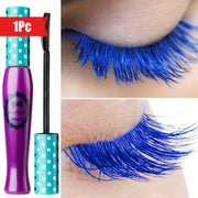 Super Thick Waterproof Mascara Blue Highlight 1PC