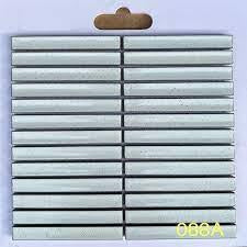 White Mosaic Tile 299x296mm grid code 088A