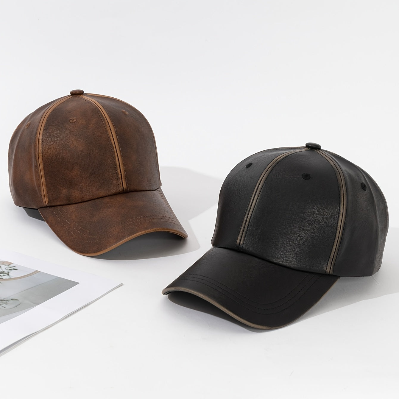 Classic Vintage Leather Hat - Sporty and Unique Style