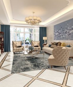 Dong Tam light gray granito matte glazed tiles 80×80 GRANITE 8080ROME005-H+