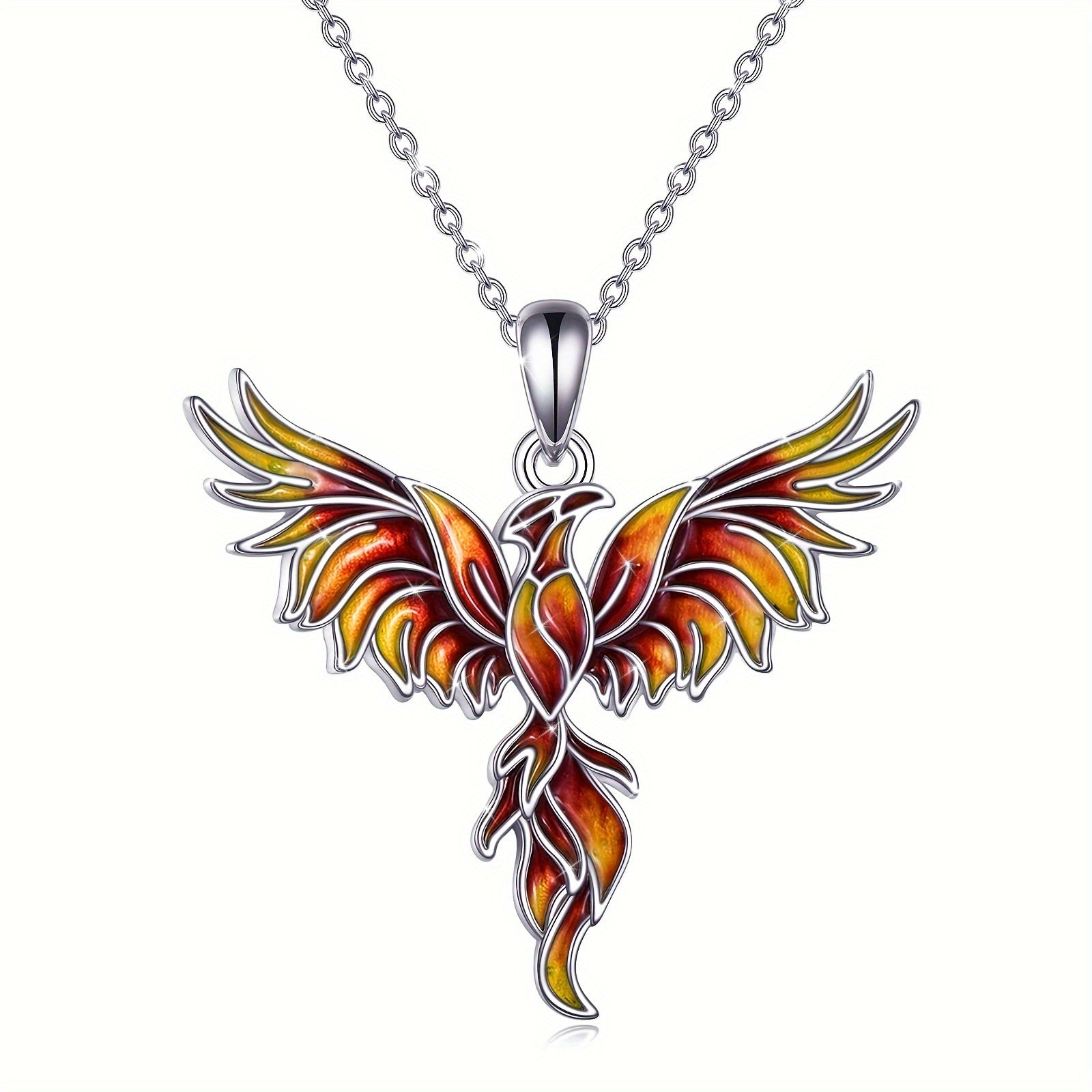 925 Silver Phoenix Necklace - Women's Gift