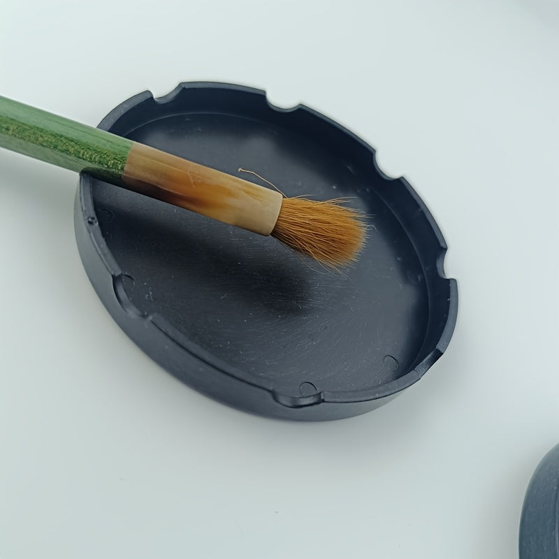 [Tai Chi Inkstone] 1pc Tai Chi Inkstone | with Lid and Inkwell for Calligraphy and Painting Supplies - Daisan Mart