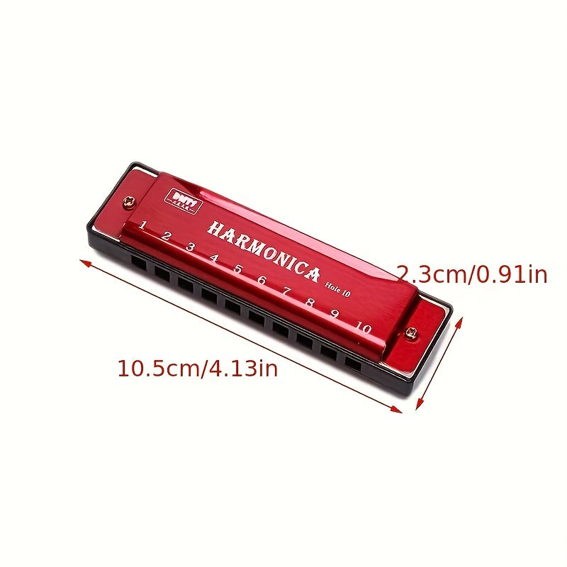 Harmonica 10 Lỗ - Nhạc Cụ Tập Chơi Quà Tặng Eid Mubarak