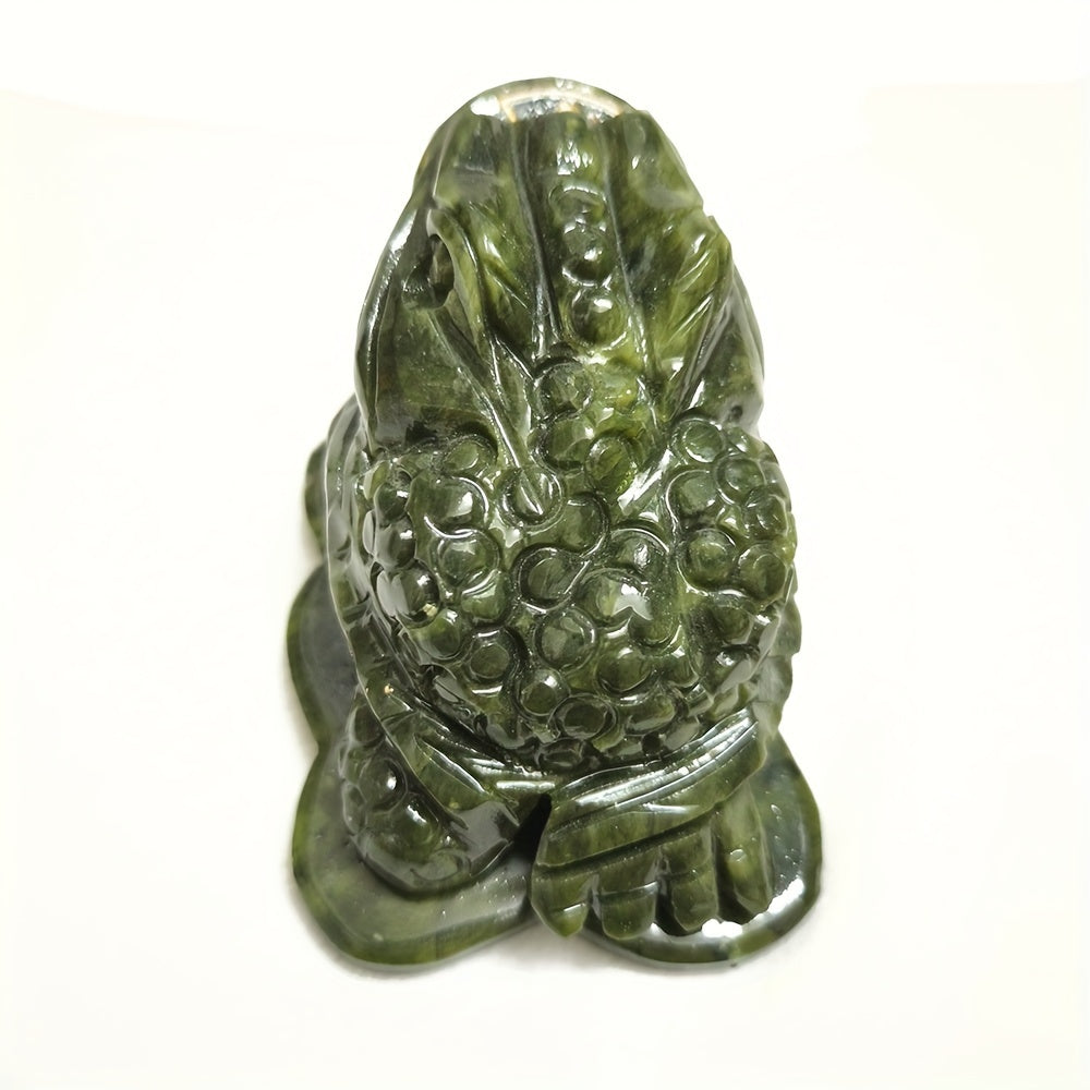 Natural Stone Three-Legged Money Toad - Lucky Charm Feng Shui Decor, Hand-Carved Art, Prosperity & Protection Charm, Ideal for Tea Lovers and Father'S Day Gift, Lucky Charm | Three-legged | Genuine Stone