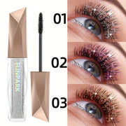 Diamond Long Curled Lashes - Smudge-Proof Glitter Mascara