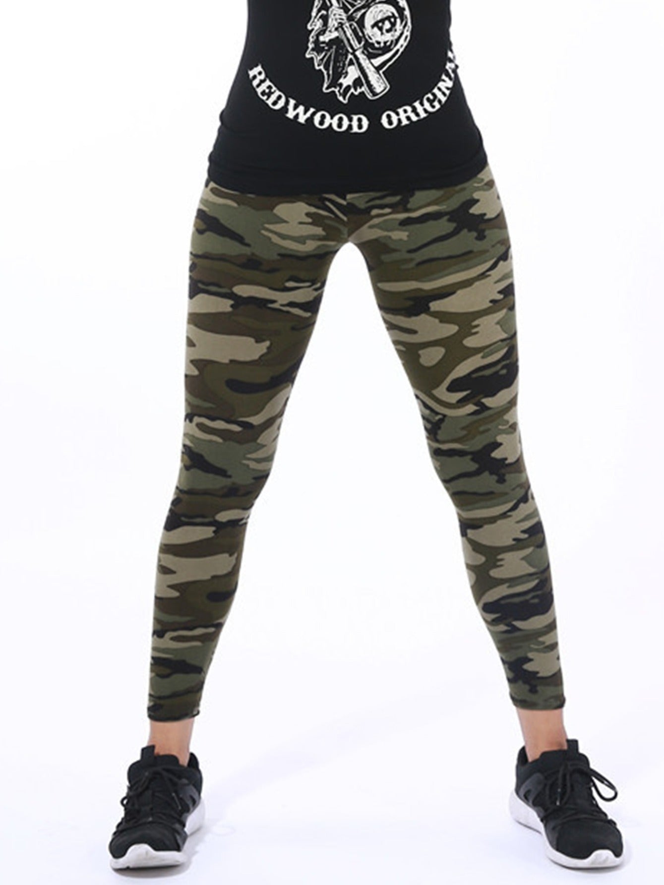[Floral Leggings] High Waist Floral Printed Women's Leggings | Casual Sweatpants Pants - Daisan Mart