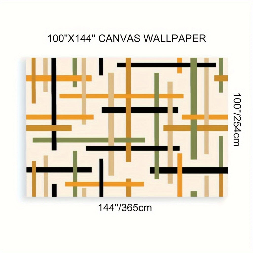 Self-Adhesive Abstract Geometric Striped Wallpaper 100x144