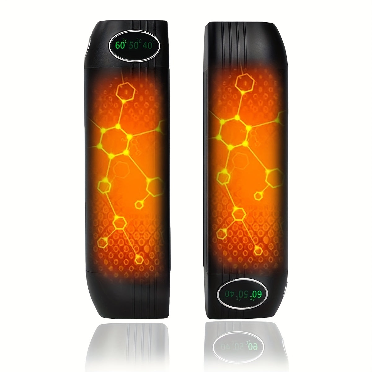 Set of 4 5000mAh Rechargeable Handheld Heating Bags, 3 Heat Modes