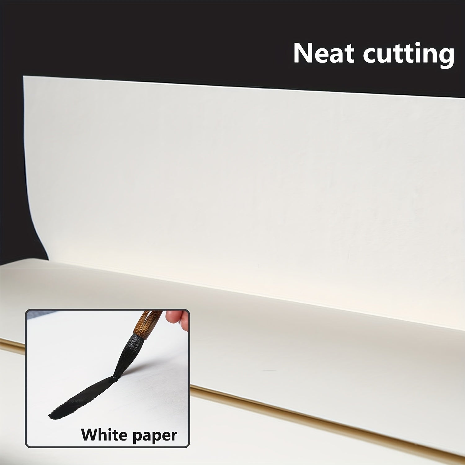 50張書法繪畫宣紙，尺寸分別為34x138厘米和34x69厘米，半熟宣紙，傳統手工藝製作，適用於中國書法和自由繪畫藝術創作。