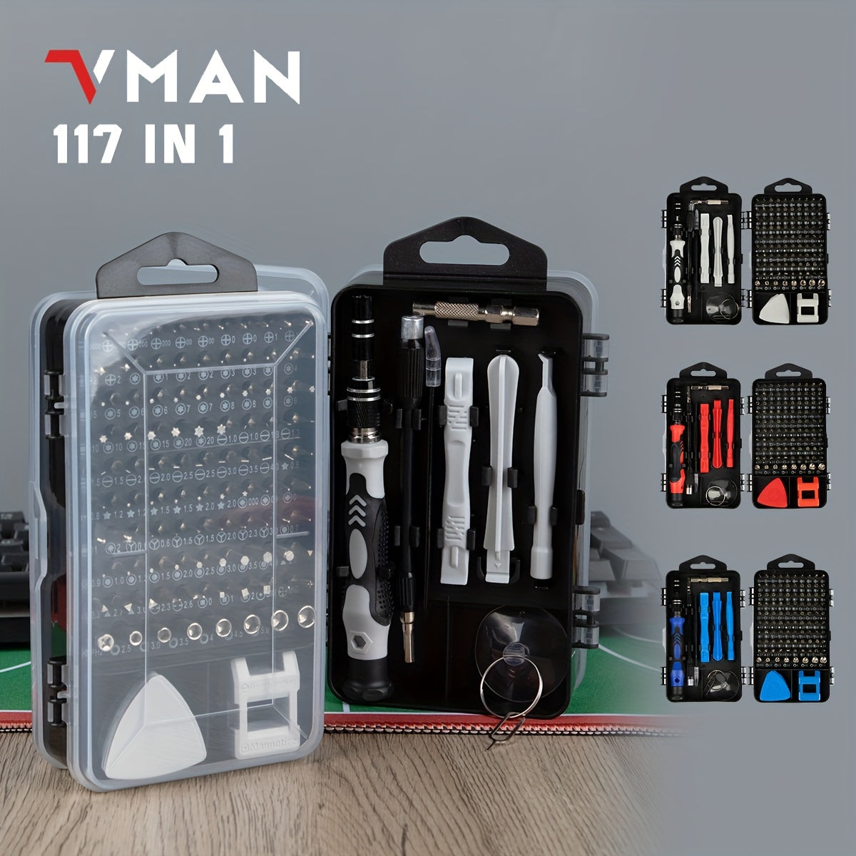 117in1 Multi-Tool Kit For Electronics