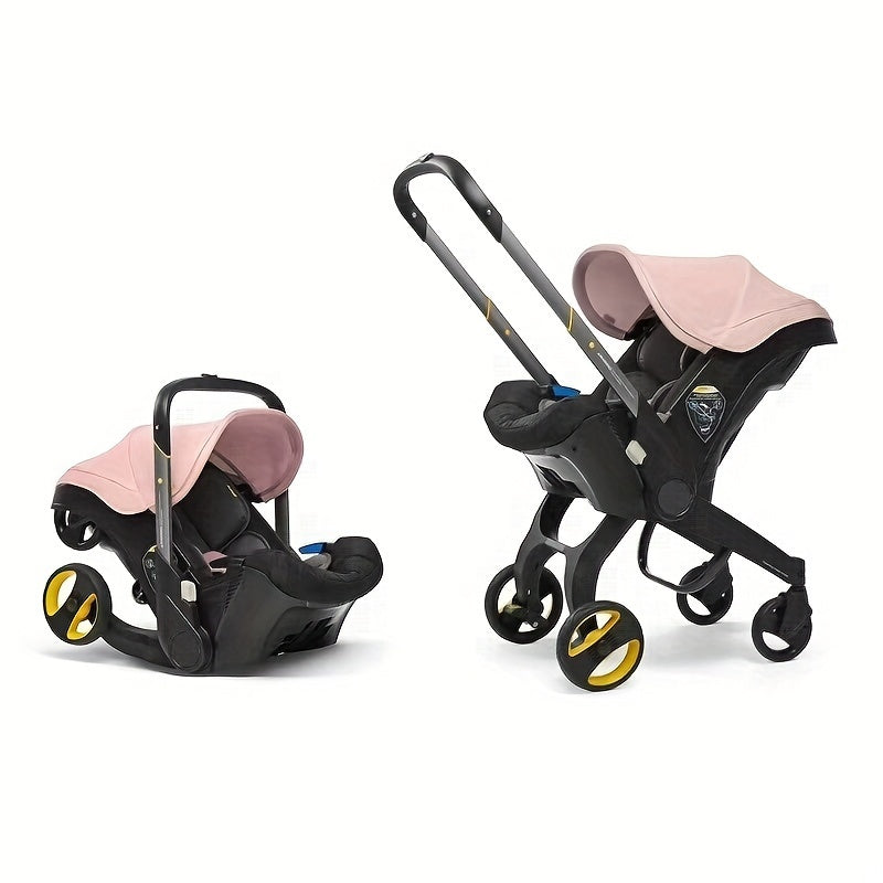 4-in-1 Foldable Baby Stroller Convenient for Travel